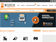 Tablet Screenshot of kutchinfoline.com